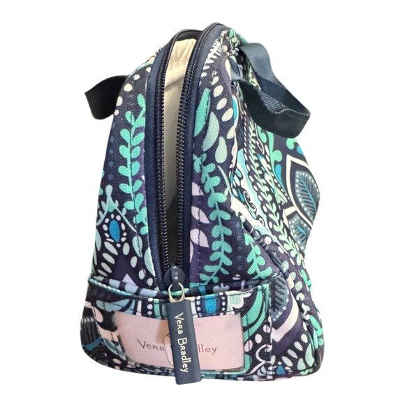 Vera Bradley Floral Paisley Lunch Bag With Zipper Closure‎ & Handles - Picture 4 of 6